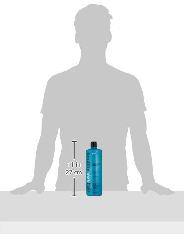 SexyHair Healthy Moisturizing Shampoo, 33.8 Oz | Moisture, Slip, Detangling, and Shine | SLS and SLES Sulfate Free | All Hair Types