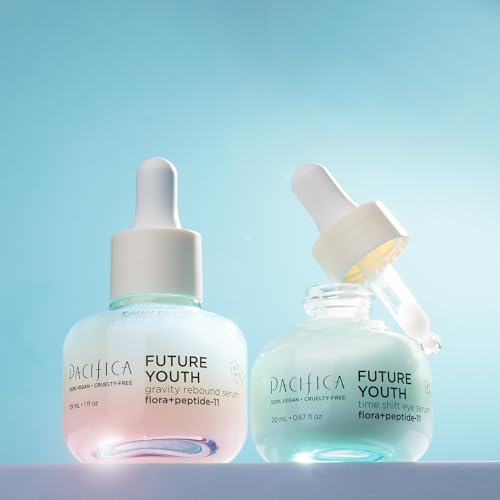 Pacifica Future Youth Gravity Rebound Face Serum – Multi-Peptide Firming Facial Serum for Fine Lines, Anti-Aging & Elasticity Vegan & Cruelty-Free Dermatologist Tested