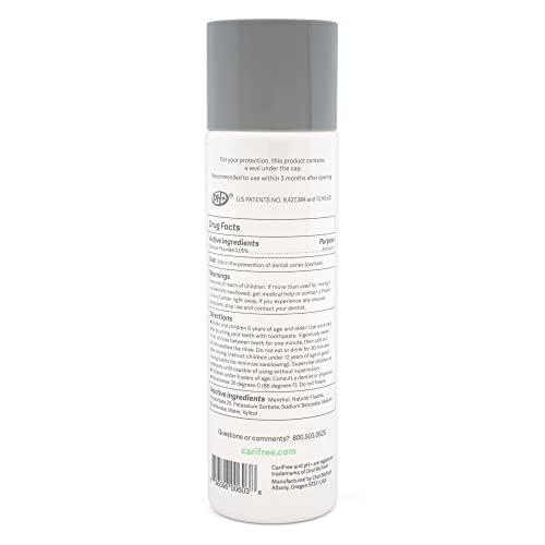 CariFree Maintenance Rinse (Mint): Fluoride Mouthwash | Dentist Recommended Anti-Cavity Oral Care | Neutralizes pH | Freshen Breath | Cavity Prevention