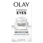 Olay Firming Eye Cream, Fragrance-Free, Collagen Peptide - Firm Skin Around the Eyes, 0.5 Fl Oz