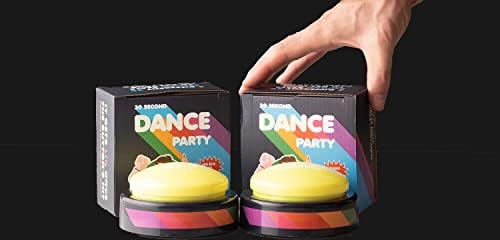 The Buttons (Pack of Two) | Dance Party Button with Music | Gag Gifts | Office Toys