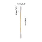 Bamboo Cotton Swabs - 2000 Count - FSC Certified and PETA Approved, Eco Friendly Double Tips, Plastic Free Ear Sticks, All Natural 100% Biodegradable Organic Cotton Buds by Isshah