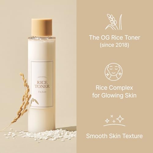 I'm From Rice Serum and Toner Miniature Set - Korean Rice Extract for Glowing, Radiant Skin