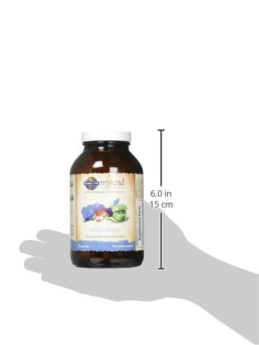 Garden of Life Organics Whole Food Multivitamin for Men,120 Tablets,Vegan Mens Vitamins and Minerals for Health and Well-Being,Certified Organic Vegan Multi,(Pack of 2)