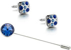 French Shirt Clothing Accessories Match Dress Accessories Cufflinks Buttons Tuxedo Lapel Nails (D As shown in the picture)