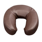 HOINCO Massage Face Cradle Cushion Universal Headrest Face Rest Neck Head Cushion for Massage Chairs Spa Bed(Brown)