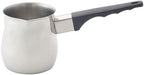 Fino Stainless Steel Turkish Coffee Pot - Professional 18/8 Warmer for Stovetop Coffee, Milk, Tea, Hot Chocolate - Delicious Daily Beverages - 12-Ounce