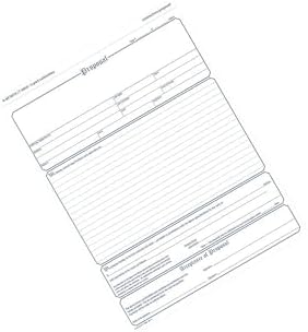 Adams Contractor's Proposal Forms, 8.5 x 11.44 Inch, 3-Part, Carbonless, 50-Pack, White, Canary and Pink (NC3819)