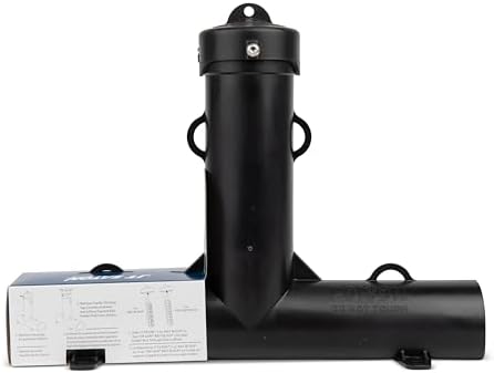 JT Eaton Top Loader® Black Plastic Bait Station with U-Shaped Bait Holder Rods, Screws, Hex Key, Poison, Tamper-Resistant