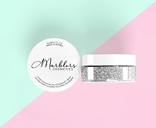 MARBLERS Cosmetic Grade Fine Glitter 5-Pack [Gold Feeling] 0.90oz (25g) | Non-Toxic | Vegan | Cruelty-Free | Eyeshadow, Nail Polish, Nail Art | Festival, Rave & Party Makeup | Body & Face