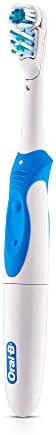 Oral-B CrossAction Power Toothbrush, White, Battery Powered