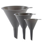 Plastic Kitchen Funnel Set of 3, Round Kitchen Funnels for Filling Bottles, Durable and Multifunctional Funnels for Filling Canning, Cooking, Lab or Car Oil