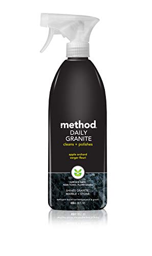 Method Daily Granite Cleaner Spray, Apple Orchard, Cleaning Agent for Granite, Marble, and Other Sealed Stone, 28 fl oz Spray Bottles (Pack of 8)
