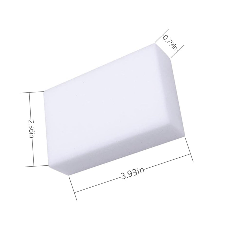 Melamine Sponge,150PCS Magic Sponges Eraser,Melamine Foam Eraser Cleaner for Kitchen,Bathroom,Bathtub, Floor, Baseboard,Wall,Furniture (150PCS, 3.93x2.36x0.79in)