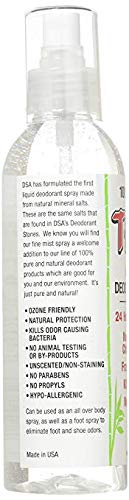 Thai Deodorant Stone Crystal Mist Natural Deodorant Spray 8 oz. Bundle (Pack Of 3)