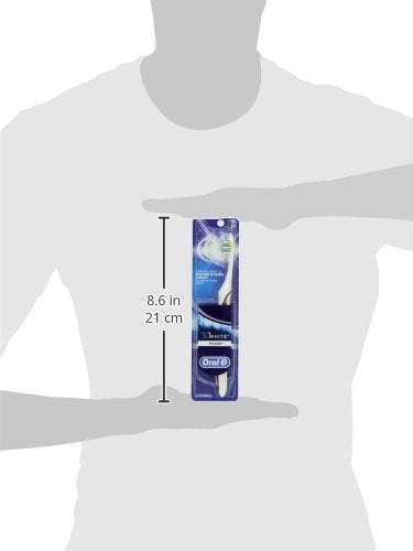 Oral-B Pulsar Whitening Battery Toothbrush, Medium, 1 Count (Pack of 2)