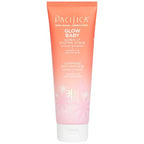 Pacifica Glow Baby Exfoliating Face Scrub, Brightening Enzyme Facial Cleanser w/ Vitamin C & Glycolic Acid for Radiant Smooth Skin, Unclogs Pores & Removes Dead Skin, Microbead-Free Vegan (4 fl oz)
