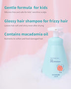Kids' Silky Shampoo - Korean Kids Hair Softening Shampoo - Shiny and Glossy Hair for Weak, Frizzy and Tangle Prone Hair - Low pH & Silicone-Free Formula - Allergen Free Scent, 10.1 fl.oz.