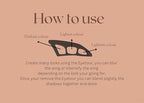 Reusable Eyeshadow Stencils Tool for Eyes 2025 Eyetour Your Glam Bestie Cat Eyeliner Stencils Guide Eyeshadow Shield Eyes Tour Liner Wing Eye Shadow Makeup Tape Hooded Eye Stickers Helper Tool (2PCS)