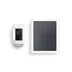 Ring Spotlight Cam Pro, Solar | 3D Motion Detection, Two-Way Talk with Audio+, and Dual-Band Wifi (2022 release) - White