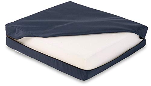 DMI Seat and Chair Cushion for Office Chairs, Wheelchairs, Scooters, Kitchen Chairs or Car Seats, FSA HSA Eligible, for Support and Height while Reducing Stress on Back, Tailbone or Sciatica
