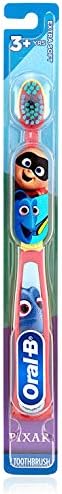 Oral-B Battery Powered Kids Manual Toothbrush, Finding Dory Characters, for Children and Toddlers 3+, Extra Soft Bristles - Pack of 6 (Characters and Colors Vary)