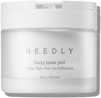 Needly | Exfoliating Facial Pads with BHA & PHA | Daily Toner Pad | for Pore Tightening