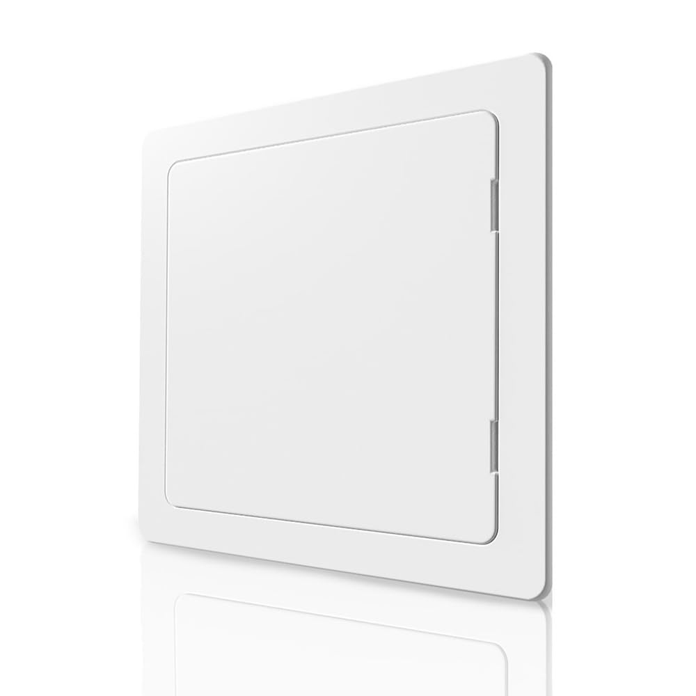 Access Panel for Drywall - 14 x 14 inch - Wall Hole Cover - Access Door - Plumbing Access Panel for Drywall - Heavy Durable Plastic White