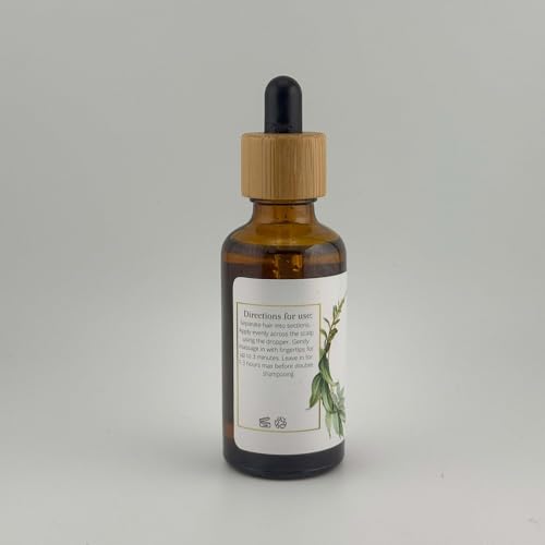 Hair Growth Oil - Organic, Vegan, cruelty free - Rosemary oil, castor oil, pumpkin seed oil, amla oil etc. For thick healthy hair, 1.70 Fl Oz (Pack of 1)