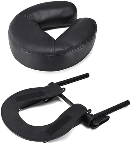 Universal Massage Table Face Cradle & Cushion, Adjustable Massage Chair Spa Bed Headrest & Face Pillow Support, Massage Platform Head Rest Cushion Cradle for Salon Home Mattress Top Massage Kit