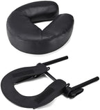 Universal Massage Table Face Cradle & Cushion, Adjustable Massage Chair Spa Bed Headrest & Face Pillow Support, Massage Platform Head Rest Cushion Cradle for Salon Home Mattress Top Massage Kit