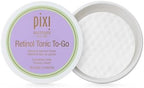 Pixi Retinol Tonic to-Go, Smoothing & Firming Toning, Enhanced with Peptides to Boost Collagen Production, Alcohol-Free Daily Rejuvenating Toner On The Go, 60 Pads