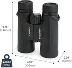 Celestron - Outland X 8x42 Binoculars – Ideal for Birding and Outdoors – 42mm Objective Lenses – Wide 7° Field of View – BaK-4 Prisms – Multi-Coated – Waterproof and Fogproof