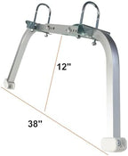 Ladder Stabilizer,Heavy Duty Aluminum Extended Ladder Accessory for Roof Gutter Cleaning Tools,Ladder Stand-Off Wing Span/Wall Ladder Hooks with Non-Slip Rubber Bottom pad.(Patent)