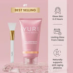 YURI Collagen Overnight Wrapping Peel Off Face Mask, Overnight Collagen Face Mask Easy Peel Off Facial Mask Skin Care Night Mask, Reduce Fine Lines & Dullness, Anti-Aging Skin Car