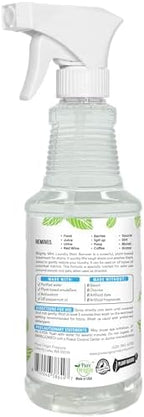 Mighty Mint Laundry Stain Remover, Parent’s Choice Non-Toxic Spray for Stains from Food, Drink, Grease, Natural Peppermint Scent, 16oz