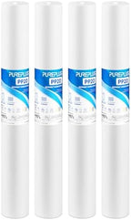 PUREPLUS 5 Micron 20" x 2.5" Whole House Sediment Home Water Filter, 20-inch Sediment Pre-Filtration, Replacement Cartridge Aqua Pure AP110-2C, Pentek P1-20/SP-P1-20/PX01-20, Watts FPMB5-20, 4Pack