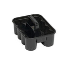 Rubbermaid Commercial Products Deluxe Carry Caddy for Take-Out Coffee/Soft Drinks Postmates/Uber Eats/Food Delivery Cleaning Products Sports/Water Bottles Black