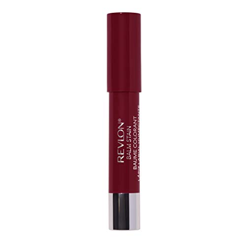 Revlon Lip Balm, Tinted Lip Stain, Face Makeup with Lasting Hydration, Infused with Shea Butter, Mango & Coconut Butter, Shimmer Finish, 055 Adore, 0.01 Oz