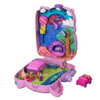 Polly Pocket Dolls & Accessories, Koala Purse Playset with 2 Micro Dolls, 1 Toy Car & 5 Animals, 2-in-1 Travel Toy