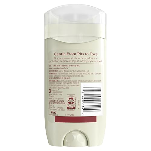 Old Spice Whole Body Deodorant for Men, Total Body Deodorant, Black Cherry + Bourbon Scent, Aluminum Free Deodorant Stick for 24/7 Freshness // Dermatologist Tested Whole Body Deodorant, 3.0 oz