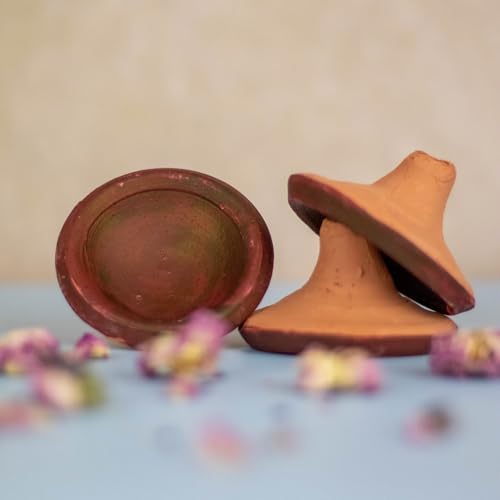 Moroccan Clay Pot Lip Stain - Traditional Berber Lipstick - Organic, Long-Lasting Lip Color