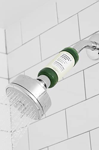 VOESH Vitamin C Shower Filter, Shower Aromatherapy, Water Purifier, Water Softener, Vegan Probiotics, Spa Shower Head, Water Filter, Shower Self-Care