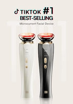Microcurrent Facial Device, 3-in-1 Facial Massager Red Light Therapy Beauty Device for Face and Neck Skin Rejuvenation Lifting, Tightening, Infusing, Effective Wrinkle and Puffiness Reduction