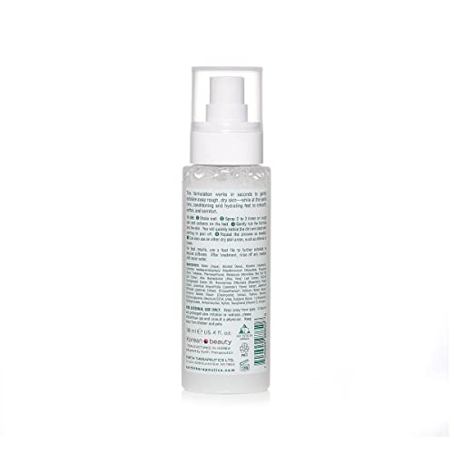 Earth Therapeutics Tea Tree Foot Peeling Spray – Convenient Spray for Buffing Away Calluses – Soothing Botanicals with Australian Tea Tree Oil – Exfoliate Dry Rough Skin