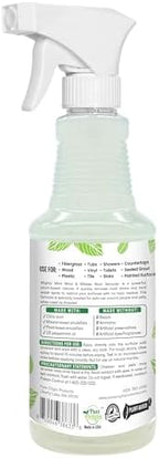 Mighty Mint Mold & Mildew Stain Remover Spray, Rapid Clean for Bathroom, Kitchen, Hard Water, Outdoors, Natural Peppermint Scent, 16oz