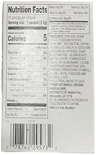 Great Value Watermelon Limeade Powdered Energy Electrolyte Drink Mix with Caffeine. 10 Packets Per Box. 3 Boxes. 30 Total Stick Packets