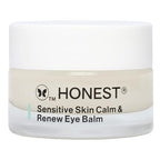 Honest Beauty Sensitive Skin Calm Renew Eye Balm, Moisturizing, Firming, Hypoallergenic, Fragrance-Free, Vegan, 0.5 oz