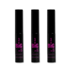 Elizabeth Mott Black Volumizing Smudge-Proof Cruelty Free Lengthening Fiber Mascara Set with Hourglass Wand, Water-Resistant, Safe for Eye Lash Extensions, Travel-friendly, Mini Trio Set, 4 ml x 3