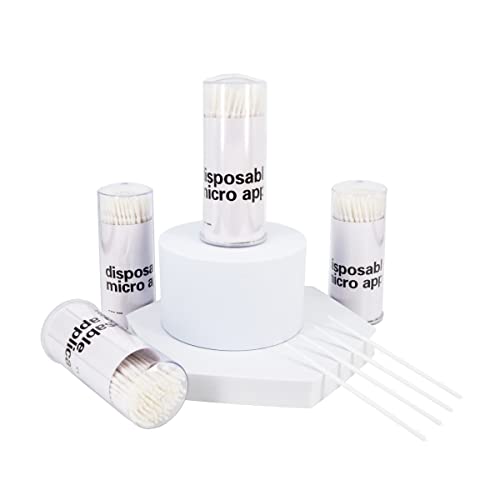i-Laesh 400 Pcs Lashes Disposable Micro Applicators Brush, Microswabs for Eyelash Extensions, Lint Free Micro Brushes
